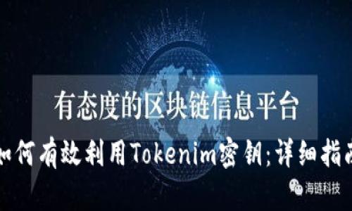 如何有效利用Tokenim密钥：详细指南
