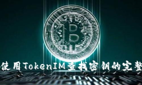 如何使用TokenIM查找密钥的完整指南