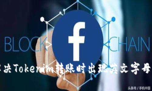如何解决Tokenim转账时出现英文字母的问题