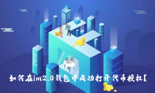 如何在im2.0钱包中成功打开代币授权？