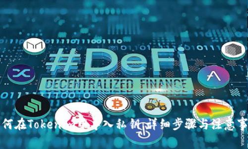 如何在Tokenim中导入私钥：详细步骤与注意事项